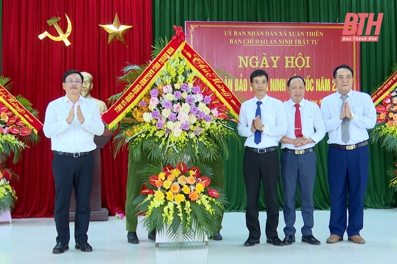 Xã Xuân Thiên tổ chức “Ngày hội toàn dân bảo vệ an ninh Tổ quốc” năm 2023