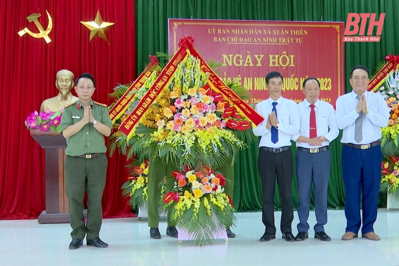 Xã Xuân Thiên tổ chức “Ngày hội toàn dân bảo vệ an ninh Tổ quốc” năm 2023