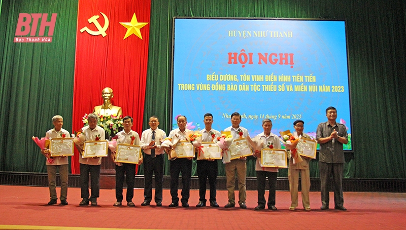 Như Thanh biểu dương, tôn vinh điển hình tiên tiến trong vùng đồng bào dân tộc thiểu số và miền núi