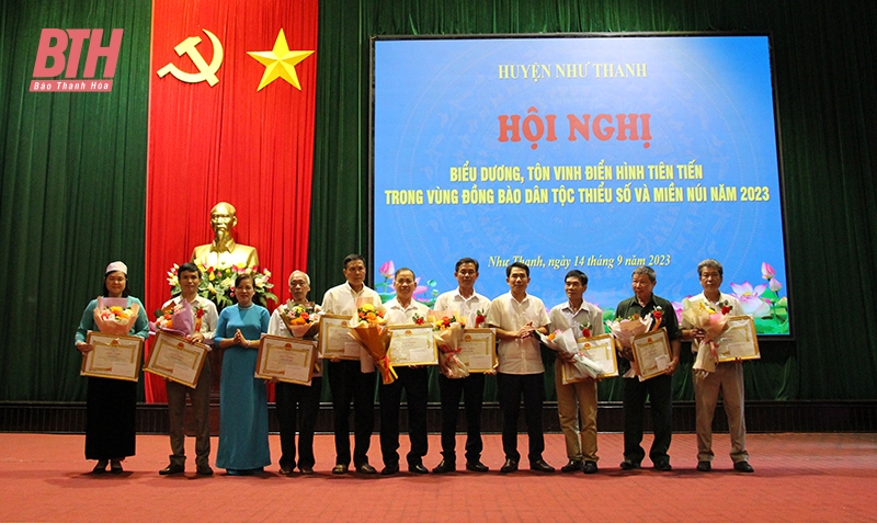 Như Thanh biểu dương, tôn vinh điển hình tiên tiến trong vùng đồng bào dân tộc thiểu số và miền núi