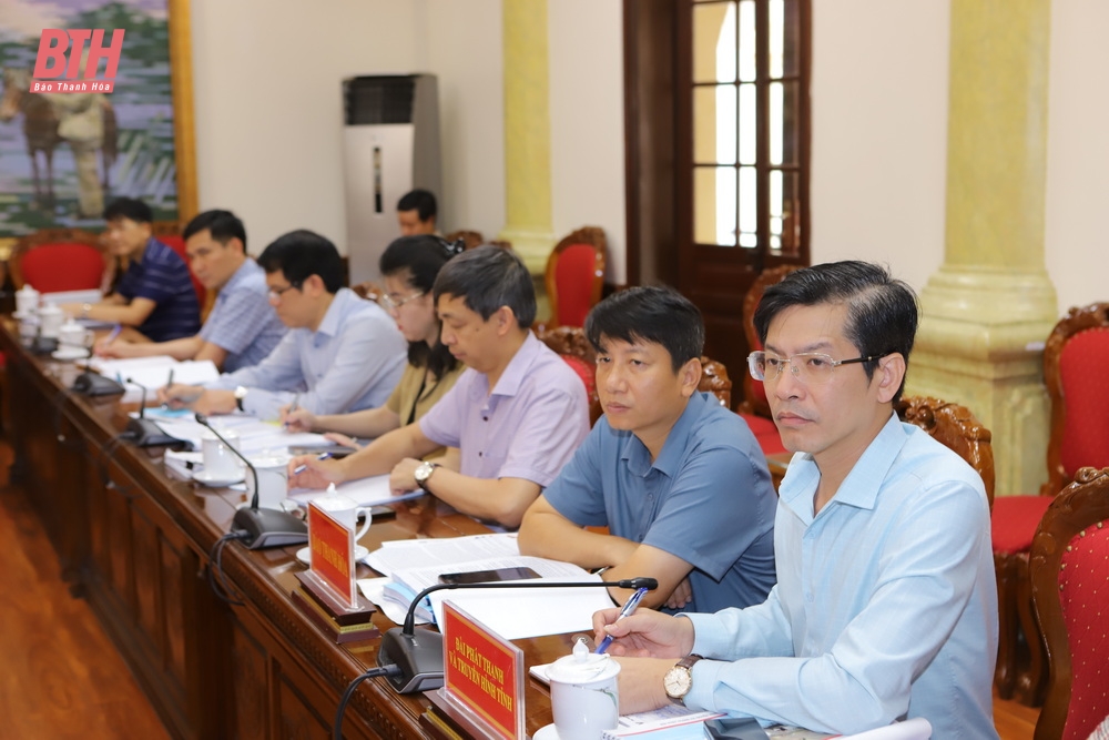 Ban Thường vụ Tỉnh ủy thông qua Đề án phát triển Đài Phát thanh và Truyền hình tỉnh Thanh Hóa đến năm 2030