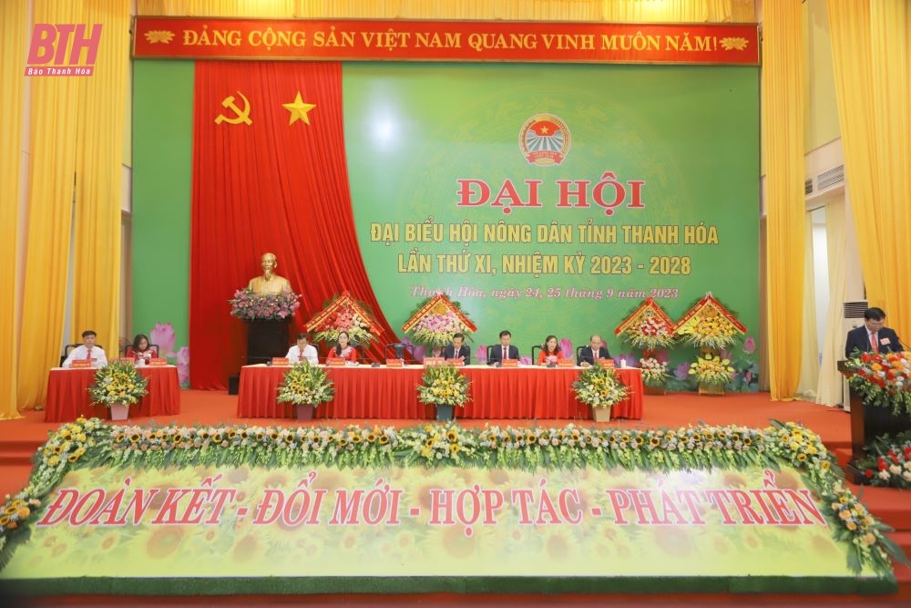 [Cập nhật] - Đại hội đại biểu Hội Nông dân tỉnh Thanh Hoá khoá XI, nhiệm kỳ 2023-2028