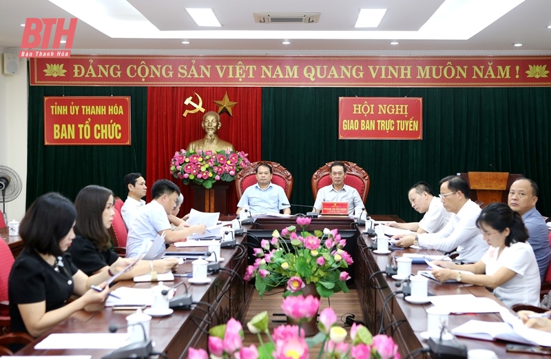 Ngành Tổ chức xây dựng Đảng đánh giá công tác quý III, triển khai nhiệm vụ quý IV năm 2023