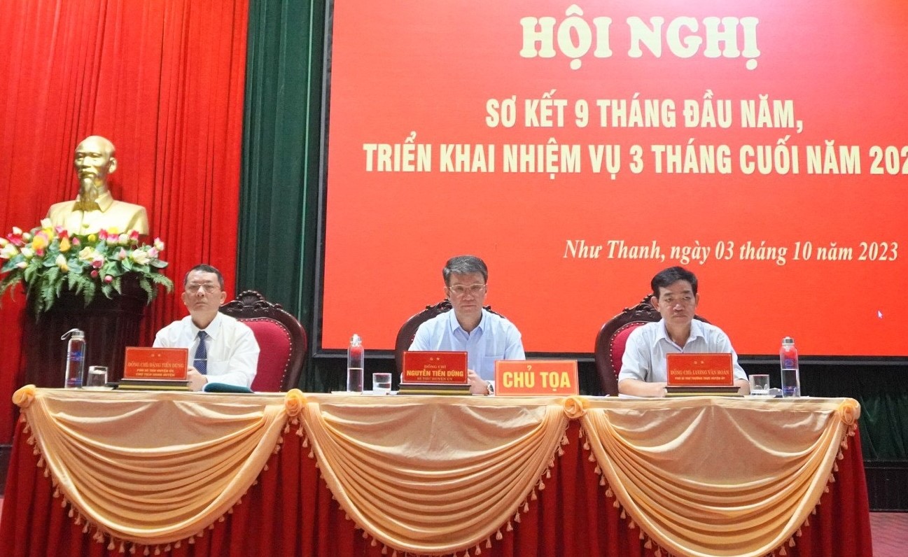 Như Thanh quyết tâm thực hiện thắng lợi các mục tiêu, chỉ tiêu năm 2023