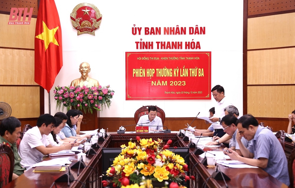 Hội đồng Thi đua - Khen thưởng tỉnh tổ chức phiên họp thường kỳ lần thứ ba - năm 2023