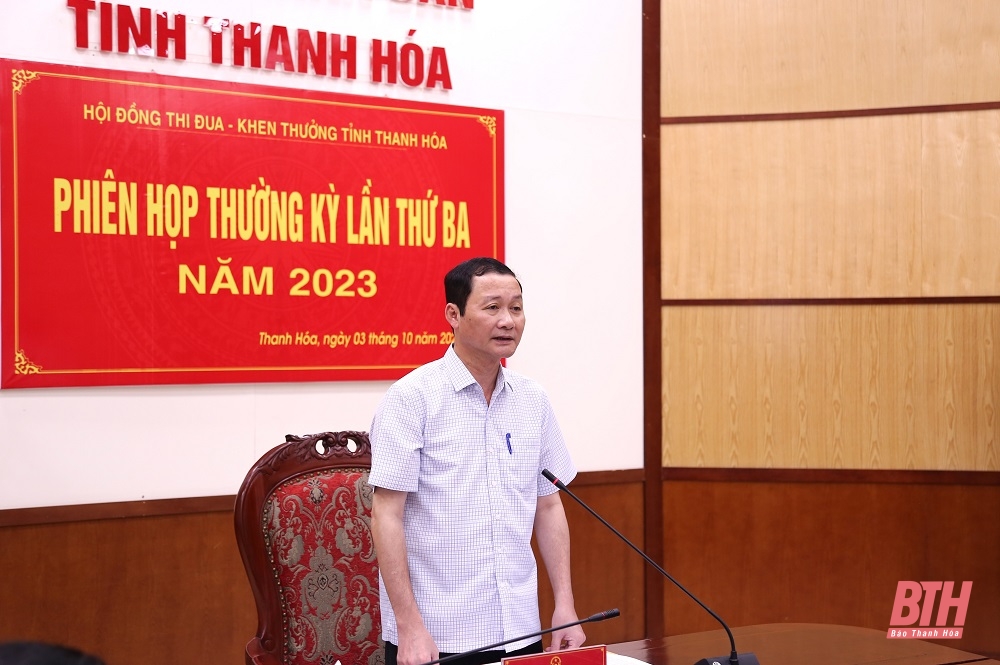 Hội đồng Thi đua - Khen thưởng tỉnh tổ chức phiên họp thường kỳ lần thứ ba - năm 2023