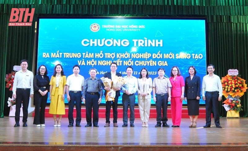 Ra mắt Trung tâm Hỗ trợ khởi nghiệp đổi mới sáng tạo Trường Đại học Hồng Đức