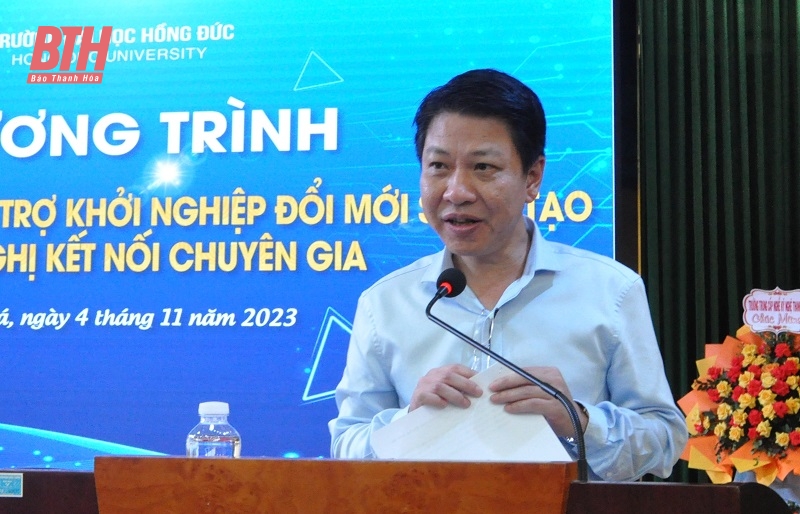 Ra mắt Trung tâm Hỗ trợ khởi nghiệp đổi mới sáng tạo Trường Đại học Hồng Đức