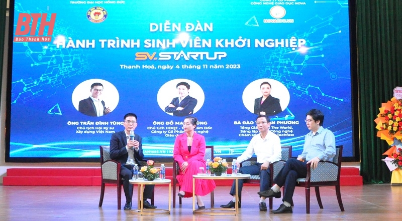 Ra mắt Trung tâm Hỗ trợ khởi nghiệp đổi mới sáng tạo Trường Đại học Hồng Đức