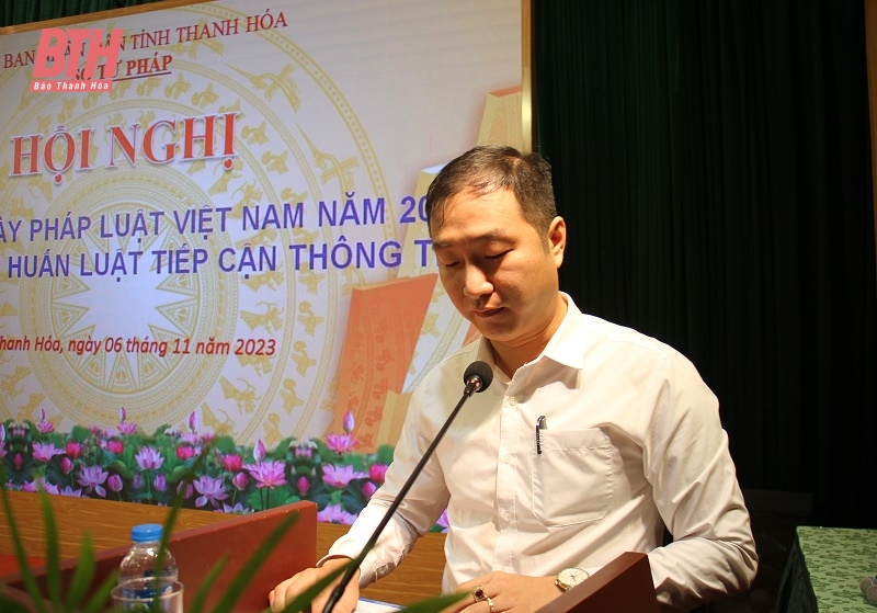 Thanh Hóa phát động hưởng ứng Ngày pháp luật Việt Nam năm 2023