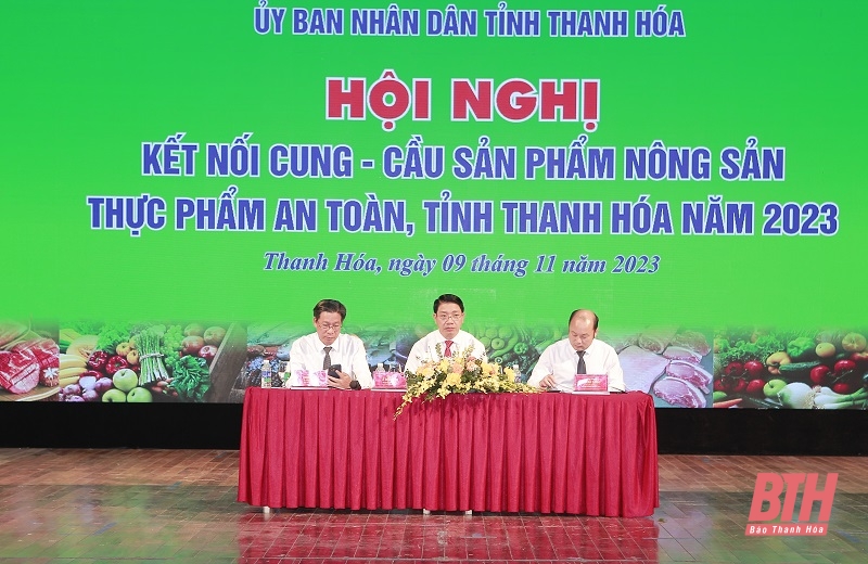 Kết nối cung - cầu sản phẩm nông sản, thực phẩm an toàn tỉnh Thanh Hóa năm 2023