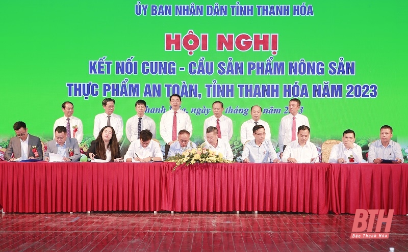 Kết nối cung - cầu sản phẩm nông sản, thực phẩm an toàn tỉnh Thanh Hóa năm 2023