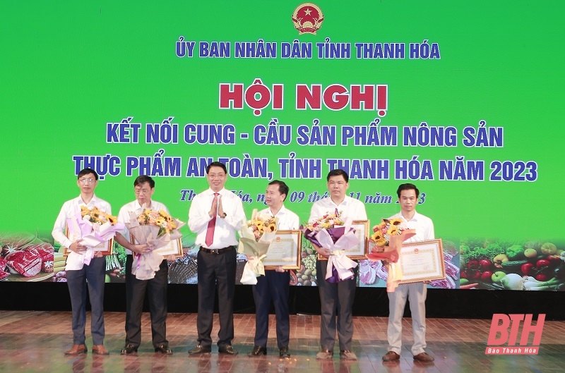 Kết nối cung - cầu sản phẩm nông sản, thực phẩm an toàn tỉnh Thanh Hóa năm 2023