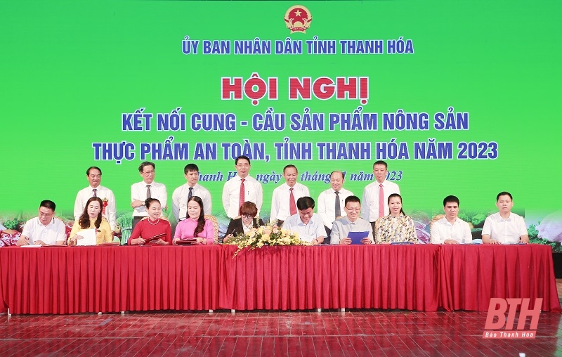 Kết nối cung - cầu sản phẩm nông sản, thực phẩm an toàn tỉnh Thanh Hóa năm 2023