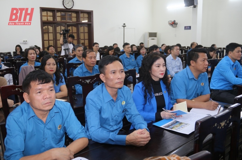 Học tập, quán triệt và triển khai thực hiện Nghị quyết Đại hội Công đoàn tỉnh Thanh Hóa lần thứ XX, nhiệm kỳ 2023-2028