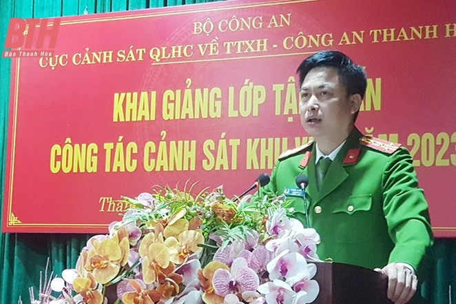 Tập huấn công tác cảnh sát khu vực năm 2023