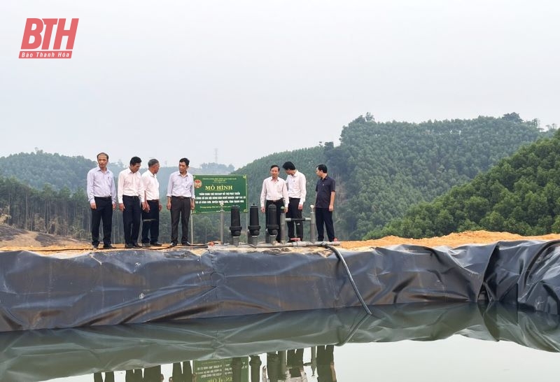 Bàn giao vật tư Hỗ trợ mô hình thâm canh chè VietGAP