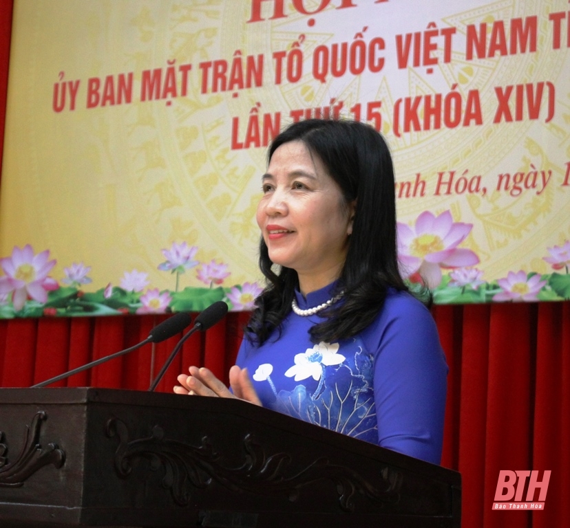 Hội nghị Ủy ban MTTQ Việt Nam tỉnh Thanh Hóa lần thứ 15 (khóa XIV)